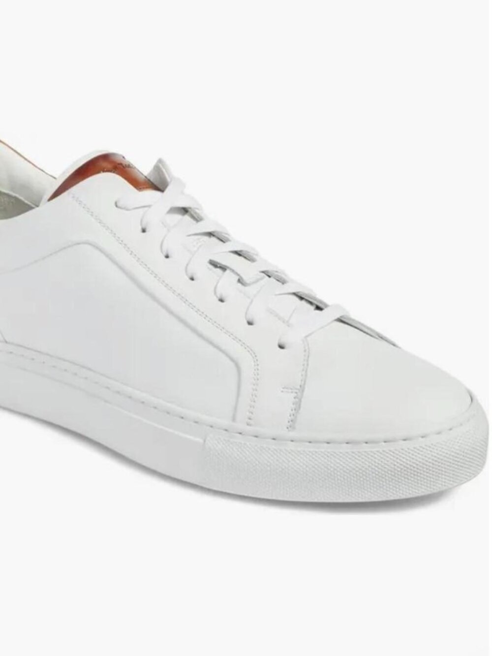 To Boot New York White Leather Shoes 8.5
